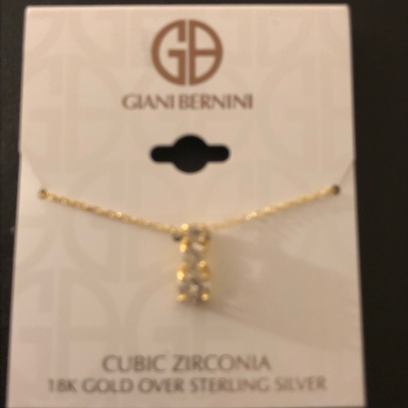 GIANI BERNINI CUBic Zirconia NECKLACE. - Picture 4 of 6